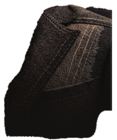 Jacket canvas construction detail